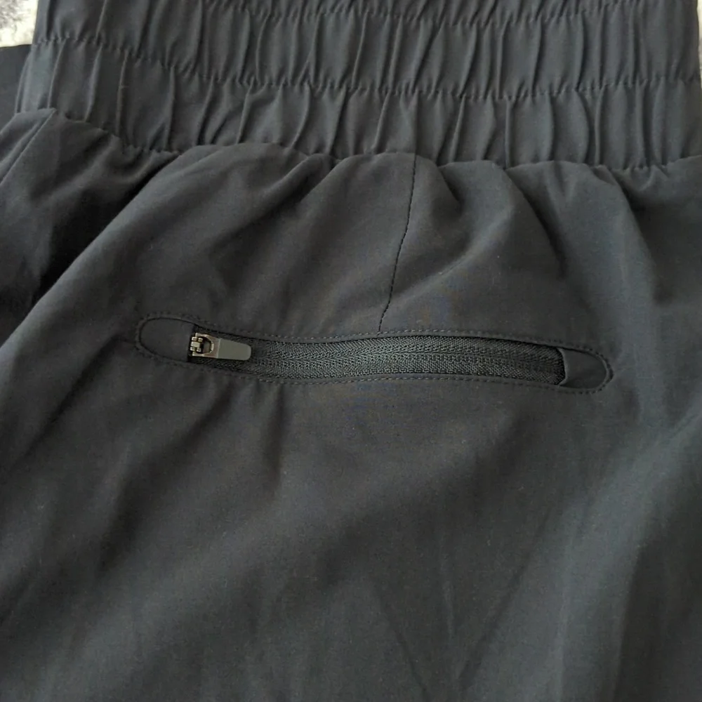 NWT! ~ALL IN MOTION~ BLACK WIDE WAIST VERY LONG ACTIVE WIDE LEG PANTS-L/LONG - Picture 6 of 9